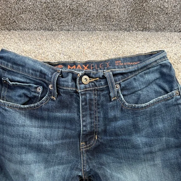 Classic Urban Pipeline Max Flex Straight Dark Blue Jeans, 30 x 30 - Picture 8 of 9